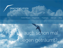Tablet Screenshot of drachenfliegen-tegernsee.de